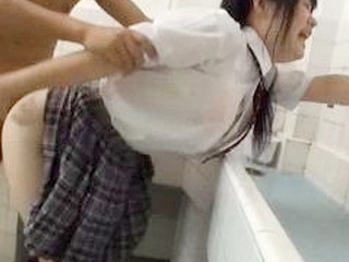 Japanese Schoolgirls' Public Toilet Sex Exposed: Nippon's Wild XXX Secret