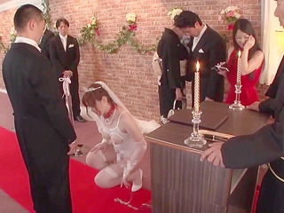 Naughty Nippon Bride Gets Fucked and Fetishized on Her Wedding Day!